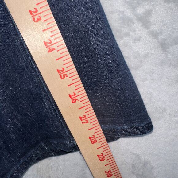 Levi's Jeans Women's 14 Blue Denim Stretch 5-Pocket Classic Straight Leg Zip Fly - Picture 7 of 13